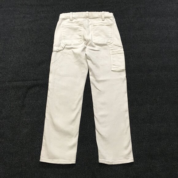 Abercrombie kid's girl's jeans size 9/10 white/cream - Picture 2 of 7